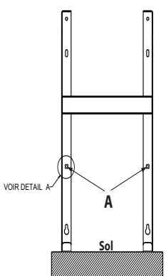 THERMOR EQUATEUR 4 - - Fixer le support mural au mur - 1