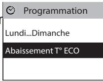 THERMOR EQUATEUR 4 - - Réglage de la programmation - 1