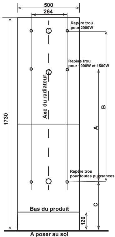 THERMOR EQUATEUR 4 - - Déverrouiller la patte d'accrochage de l'appareil - 1