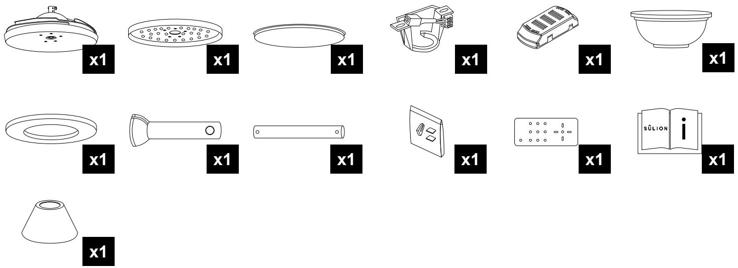 SULION NANDO - Components / Components / Composants / Componentes / Komponenten / Componenti - 1