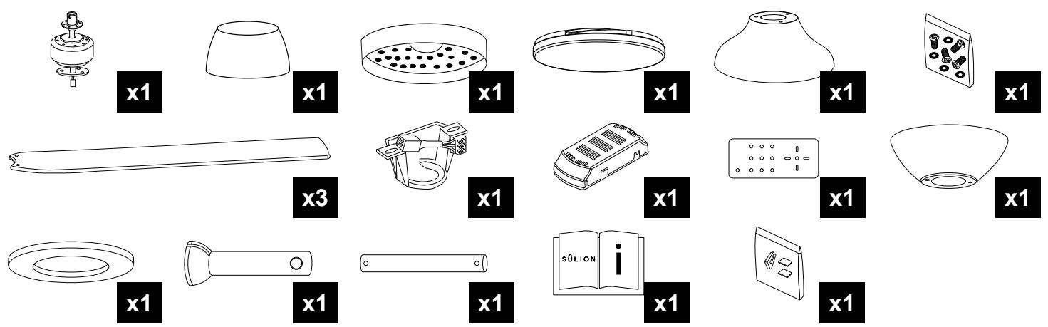 SULION FUNGO - Componentes / Parts / Composants / Componentes / Komponenten / Componenti - 1