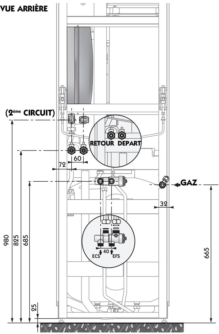 FRISQUET HYDROMOTRIX - HYDROCONFORT - PRESTIGE CONDENSATION - RACCORDEMENTS DES ACCESSOIRES HYDRAULIQUE ET GAZ HYDROCONFORT - 3