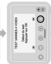 FRISQUET HYDROMOTRIX - HYDROCONFORT - PRESTIGE CONDENSATION - Fonction Avances / SAV Test=> Test vanne 4 voies - 6