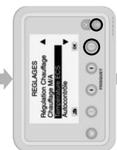 FRISQUET HYDROMOTRIX - HYDROCONFORT - PRESTIGE CONDENSATION - Fonctions Avances/SAV Reglages => Température ECS - 4