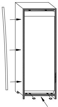 ROSIERES RSLP122N - DIMENSIONI DEL PRODOTTO E DEL VANO DI INCASSO - 5