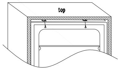 ROSIERES RSLP122N - DIMENÇÉS DO PRODUTO E COMPARTIMENTO EMBUTIDO - 3