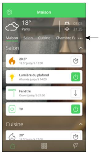SCHNEIDER ELECTRIC ZIGBEE 13A WISER - Réorganisez l'ordre d'affichage des pièces - 1