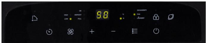 PRINCESS 353130 - FUNKCE OVLÁDACÍHO PANELU - 1