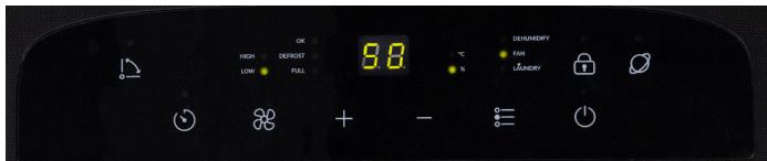 PRINCESS 353130 - KONTROLLPANELENS FUNKTIONER - 1