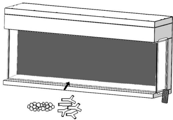 CHEMINARTE 3D encastrable 110cm - Installation - 3