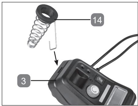 ROTHENBERGER HS-060Y - Mounting the retaining spring - 1