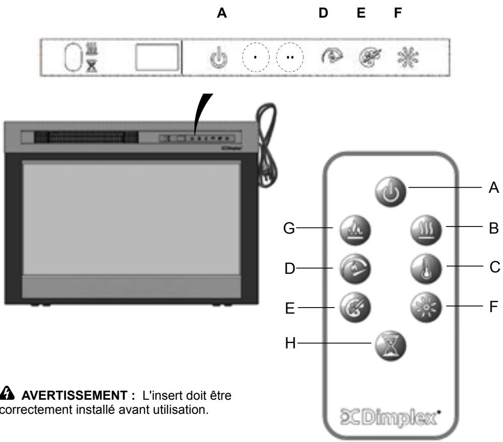 DIMPLEX NOVA - XHD23L-EU XHD26L-EU XHD26L-EU-500H XHD28L-EU - Écran tactile et télécommandes - 1