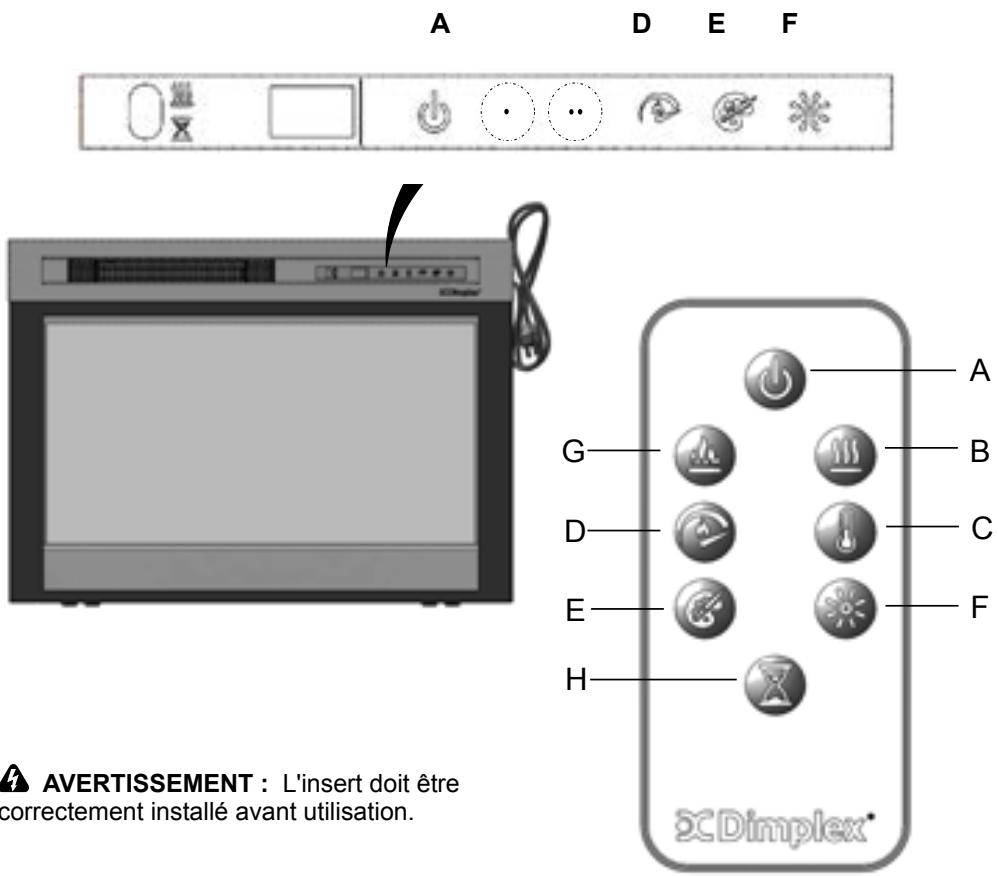 DIMPLEX BALANCE DIMPLEX - XHD23L-EU  XHD26L-EU  XHD26L-EU-500H  XHD28L-EU - Écran tactile et télécommandes - 1