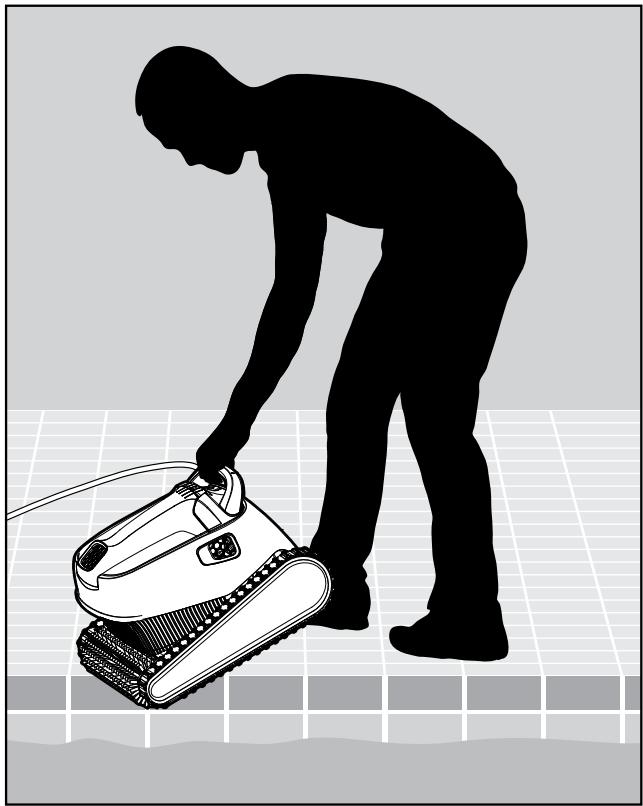 MAYTRONICS SEAMASTER PLUS - Introduction du nettoyeur dans la piscine - 1