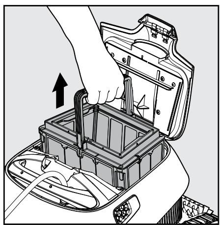 MAYTRONICS SEAMASTER PLUS - Nettoyage après usage - Désassemblage et nettoyage du panier à double filtrage - 3