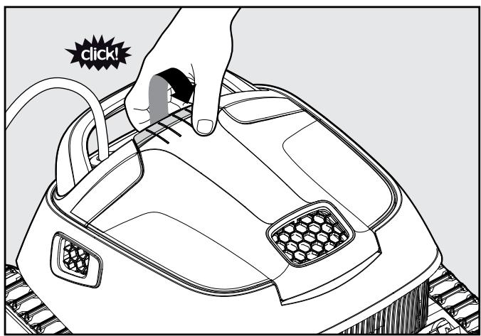 MAYTRONICS SEAMASTER PLUS - Nettoyage après usage - Désassemblage et nettoyage du panier à double filtrage - 1