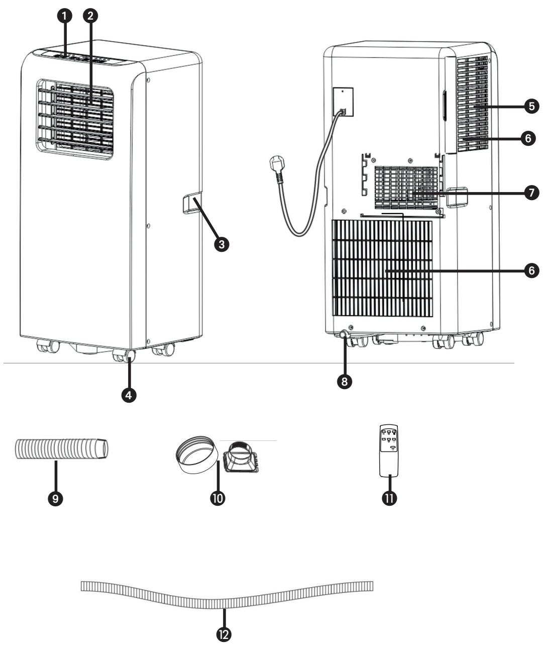 TECTRO TPH4026 - TP4020 - COMPONENTES IMPORTANTES - 1