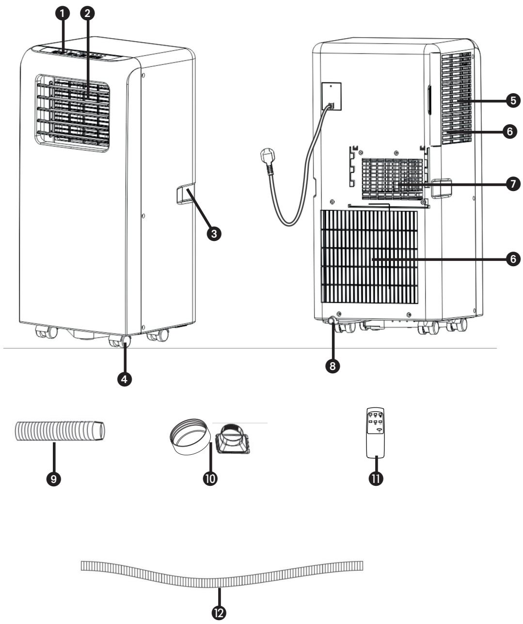 TECTRO TPH4026 - TP4020 - COMPONENTES IMPORTANTES - 1