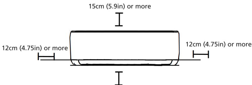 QLIMA SC 54xx - SC 60xx - SC 61xx - NOTE ABOUT WALL HOLE - 1