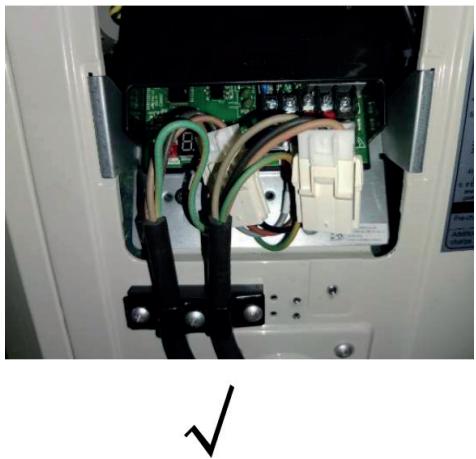 QLIMA SC 54xx - SC 60xx - SC 61xx - AVERTISSEMENT   TOUS LES TRAVAUX DE CÂBLAGE DOIVENT ÉTRE EFFECTUÉS STRICTEMENT CONFORMÉMENT AU SCHEMA DE CÂBLAGE SITUÉ À L'INTÉRIEUR DU COUVERCLE DE L'UNITÉ EXTÉRIEURE. - 6