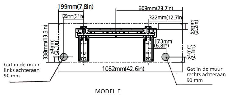 QLIMA SC 54xx - SC 60xx - SC 61xx - AFMETINGEN VAN DE BEVESTIGINGSPLAAT - 13