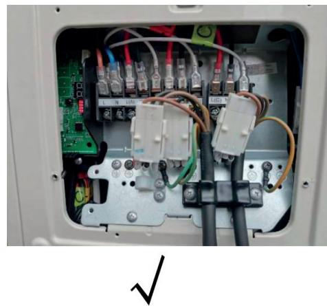 QLIMA SC 54xx - SC 60xx - SC 61xx - AVERTISSEMENT   TOUS LES TRAVAUX DE CÂBLAGE DOIVENT ÉTRE EFFECTUÉS STRICTEMENT CONFORMÉMENT AU SCHEMA DE CÂBLAGE SITUÉ À L'INTÉRIEUR DU COUVERCLE DE L'UNITÉ EXTÉRIEURE. - 7