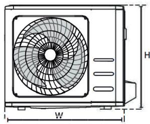 QLIMA SC 54xx - SC 60xx - SC 61xx - AFMETINGEN VOOR MONTAGE VAN DE UNIT - 2