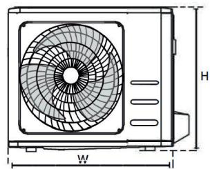 QLIMA SC 54xx - SC 60xx - SC 61xx - UNIT MOUNTING DIMENSIONS - 2