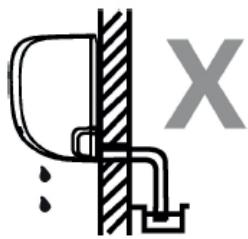 QLIMA SC 54xx - SC 60xx - SC 61xx - REMARQUE SUR LE PLACEMENT DU TUYAU DE VIDANGE - 4