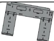 QLIMA SC 54xx - SC 60xx - SC 61xx - AFMETINGEN VAN DE BEVESTIGINGSPLAAT - 3
