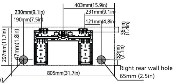 QLIMA SC 54xx - SC 60xx - SC 61xx - MOUNTING PLATE DIMENSIONS - 5