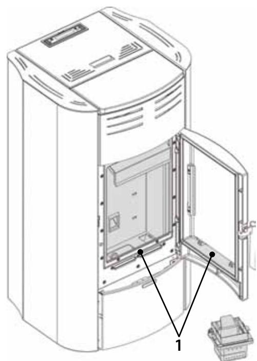 EXTRAFLAME RAFFAELLA IDRO H15-18 - CHAMBRE DE COMBUSTION - 1