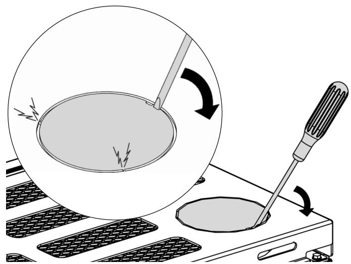 EXTRAFLAME GABRIELLA PLUS - MONTAGE SORTIE FUMÉES SUPÉRIEURE - 1
