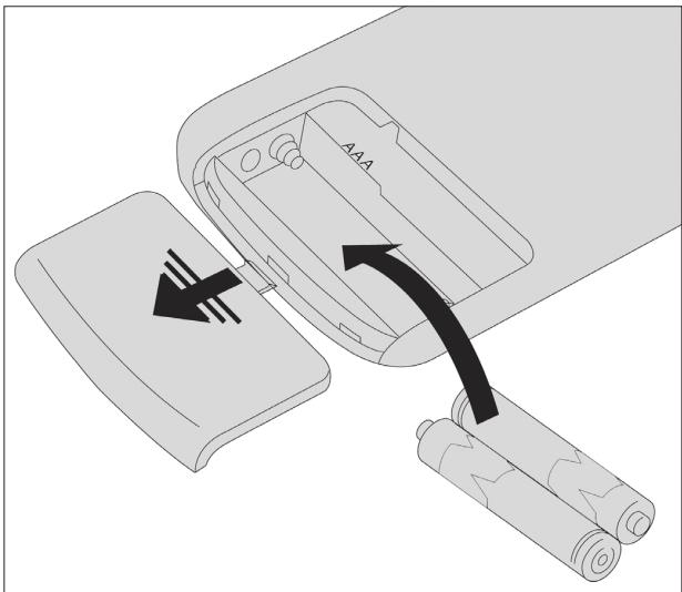 EXTRAFLAME GABRIELLA PLUS - INSERTION DES PILES - 1