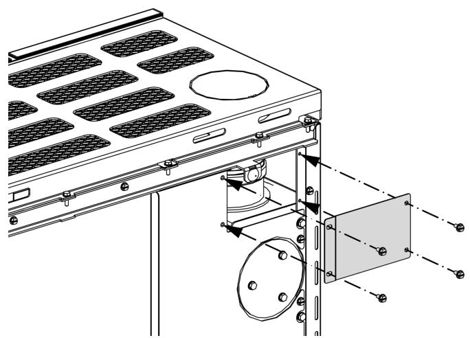 EXTRAFLAME GABRIELLA PLUS - MONTAGE SORTIE FUMÉES SUPÉRIEURE - 5