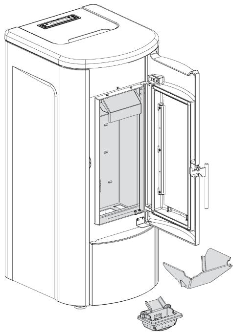 EXTRAFLAME ROSANNA IDRO - BRASIER ET CHAMBRE DE COMBUSTION: - 1