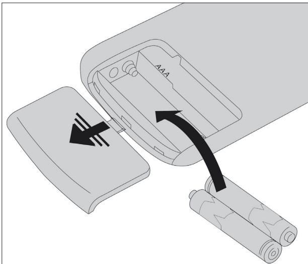 EXTRAFLAME TEOREMA - TEOREMA plus - INSERTION DES PILES - 1