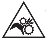 GYS EASYMIG 160 - RISK OF INJURY DUE TO MOVING PARTS - 1