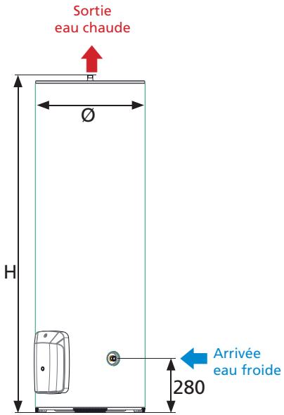 SAUTER BAJAWA - Chauffe-eau verticaux sur socle - 1