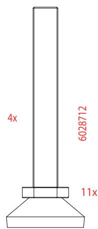 EXTRAFLAME DANTE - MONTAGE DANTE PORTE-BUCHES INFÉRIEUR. MONTAJE DANTE CON EL PORTALEÑA INFERIOR. - 3