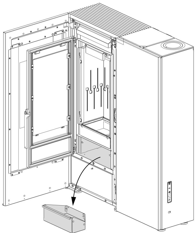 EXTRAFLAME SHARON CRYSTAL PLUS CX - COMPARTIMENT CENDRE AMOVIBLE - 1