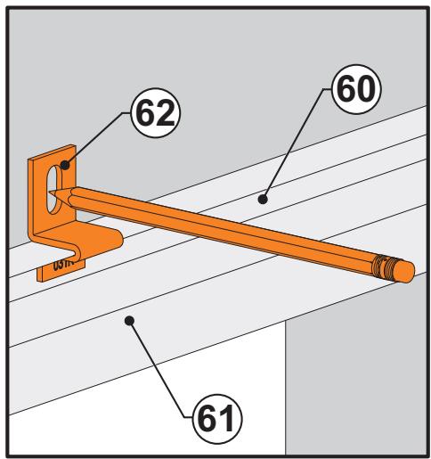 FLEXIDOOR ESSENTIEL - Fixation du profil supérieur (60) - 5