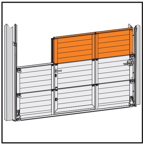 FLEXIDOOR ESSENTIEL - Montage du troisième panneau - 2