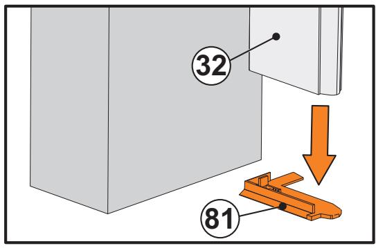 FLEXIDOOR ESSENTIEL - Positionner la cornière (32). - 4
