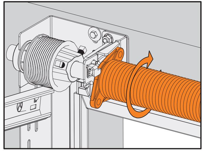 FLEXIDOOR ESSENTIEL - Positionner le ressort. - 3