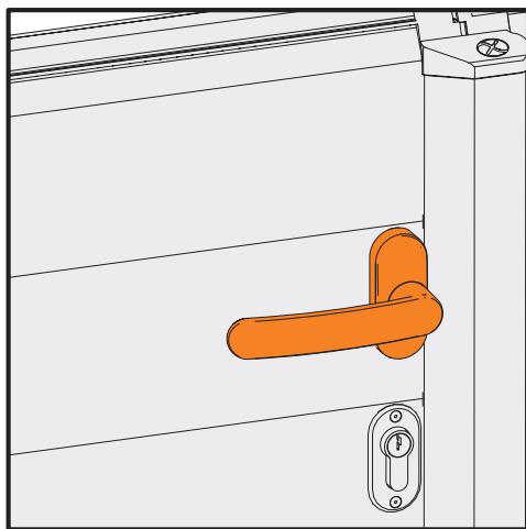 FLEXIDOOR ESSENTIEL - Installer la poignée du portillon - 9