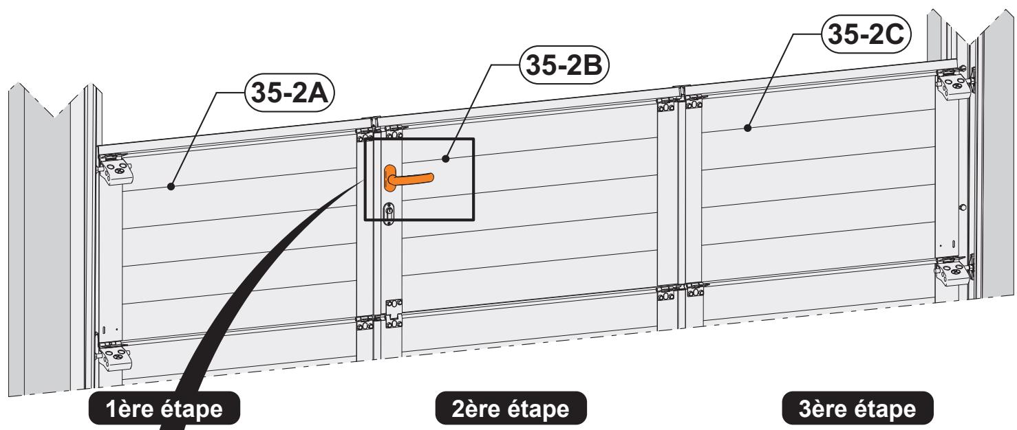 FLEXIDOOR ESSENTIEL - Installer la poignée du portillon - 3