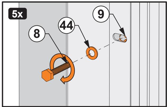 FLEXIDOOR ESSENTIEL - Positionner la cornière (32). - 13