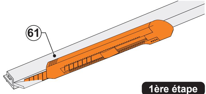 FLEXIDOOR ESSENTIEL - Montage du profil supérieur - 3
