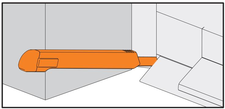 FLEXIDOOR ESSENTIEL - Régler le joint du panneau inférieur - 3